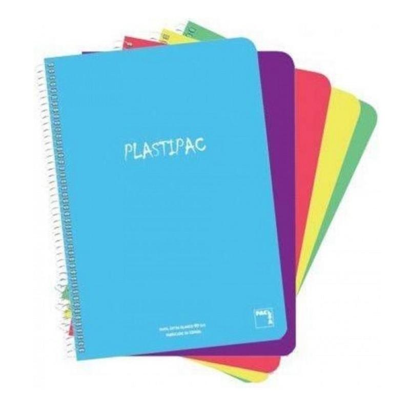 CUADERNO ESP DINA5 4X4 PPP 80H 90GR PLASTIPAC PACSA