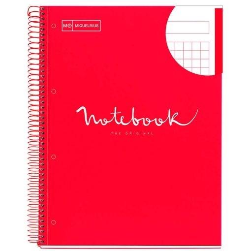 CUADERNO MR EMOT.NB-1 TDD DINA4 80H 90GR CUADRICULA 5X5 ROJO