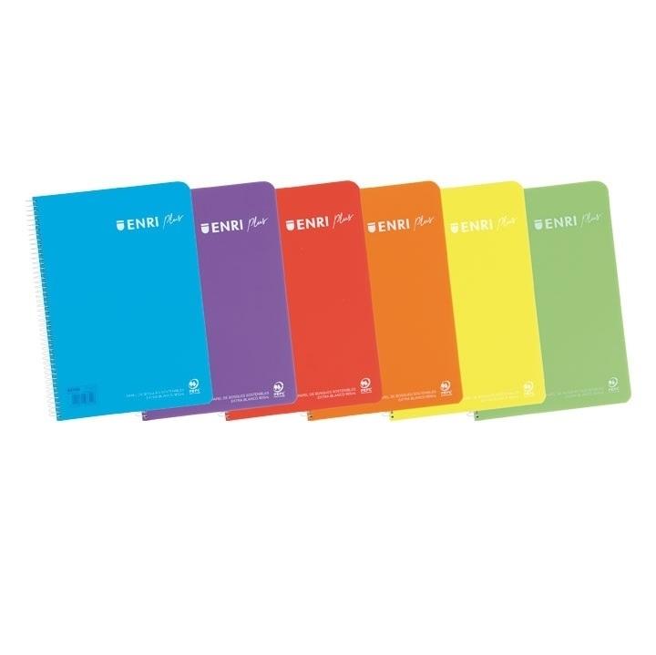 CUADERNO ESP ENRI + PPP FOLIO 80H Pauta 3,5 c/m - Surtido