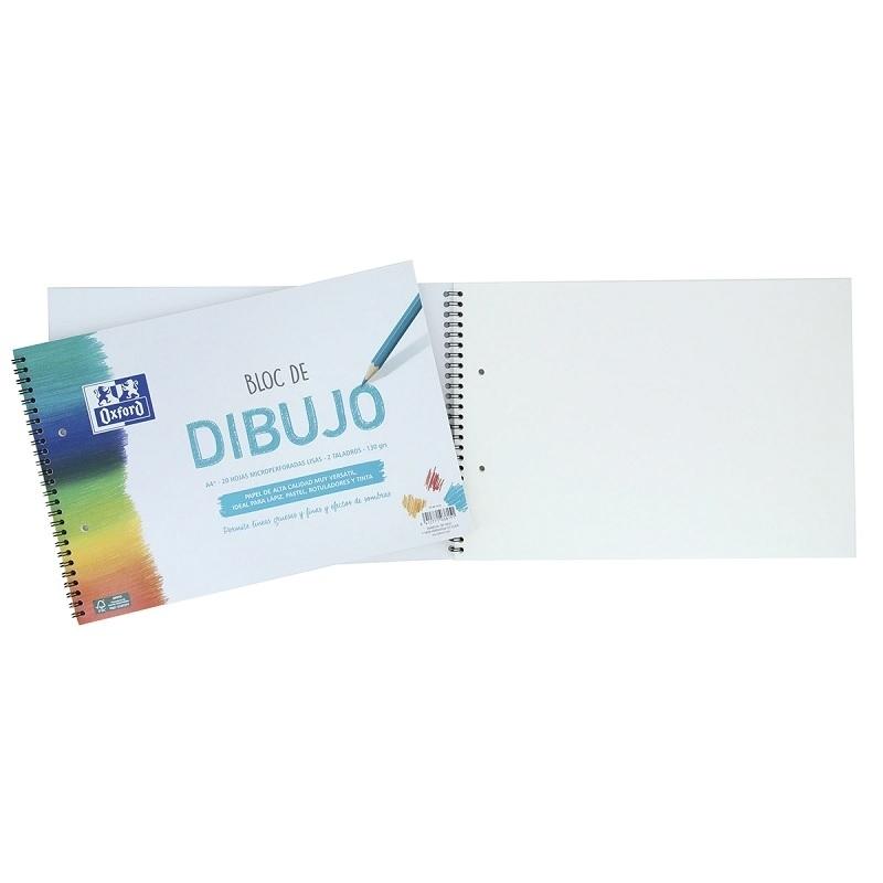 BLOCK DE DIBUJO  DINA4+ 20H LISO TALADROS  130GR CON 20% HOJAS GRATIS
