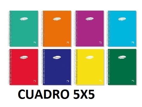 CUADERNO ESP FOLIO 5X5 TBB 80H 60GR PACSA SCHOOL