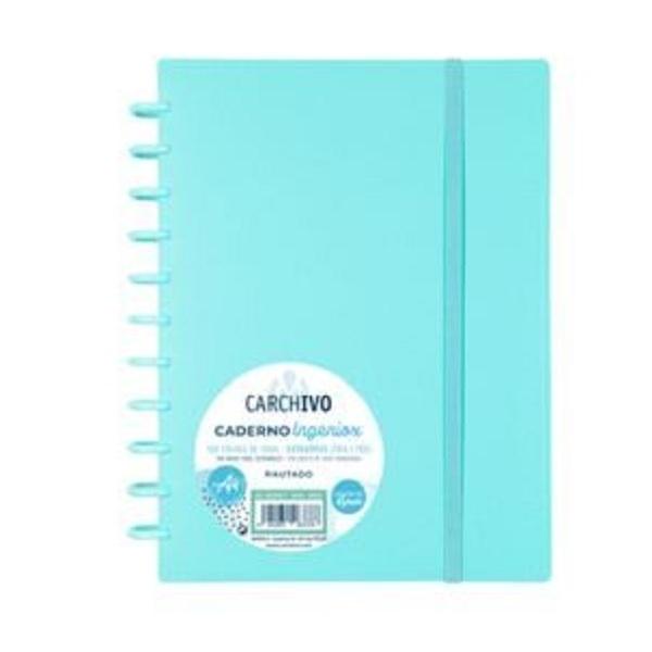CUADERNO CARCHIVO INGENIOX DINA4 100HOJAS CUADRICULA MENTA PASTEL
