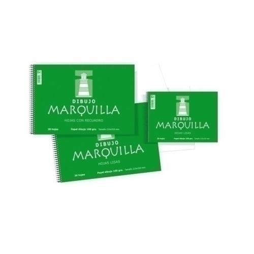BLOCK DE DIBUJO ESPIRAL DINA5 SIN RECUADRO ZORRILLA MARQUILLA CUARTILLA  20HOJAS LISO 95GR