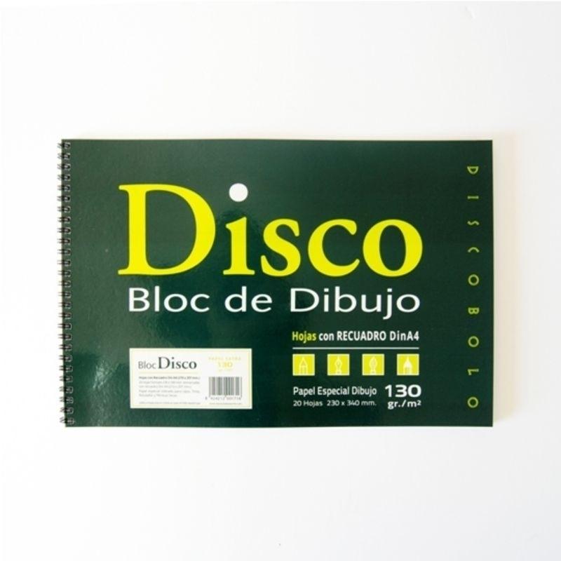 BLOCK DE DIBUJO ESPIRAL DISCO FOLIO ESPIRAL