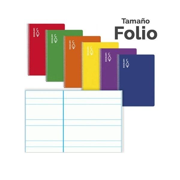 CUADERNO ESP FOLIO PAUTA 3,5MM TDD 50H 70GR CON MARGEN ESCOLOFI AMARILLO