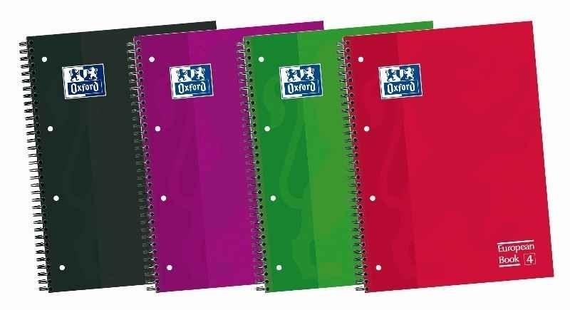 CUADERNO ESP 4 BANDAS  TDD DINA4+ 120H 5X5 SURTIDO SEPARAD -