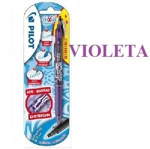 BOLIGRAFO BORRABLE PILOT FRIXION CLICKER 0,7MM VIOLETA