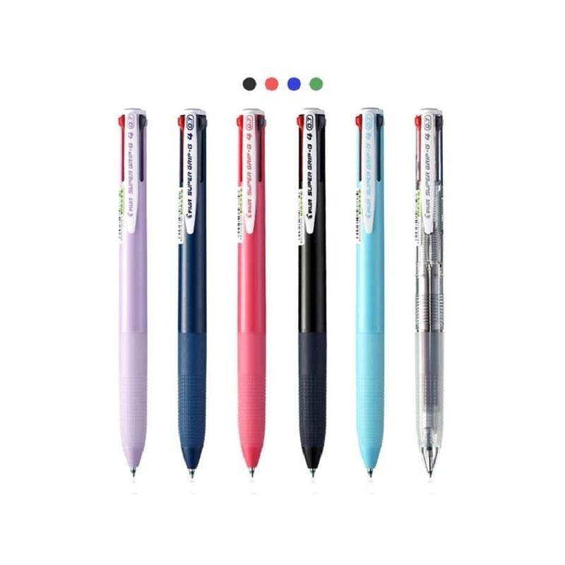BOLIGRAFO 4 COLORES.PILOT SUPERGRIG G CUERPO VERDE