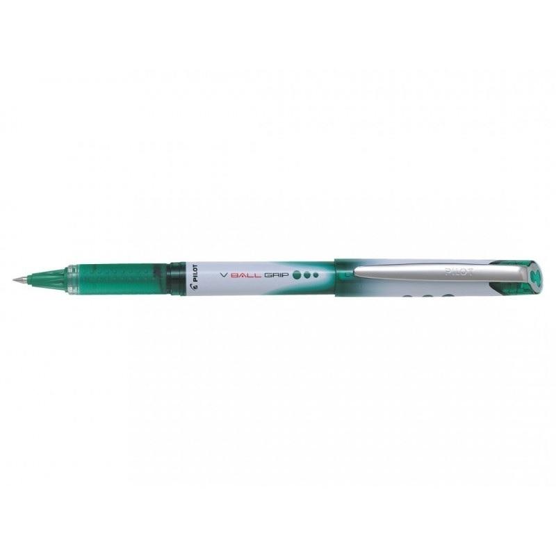 BOLIGRAFO PILOT V-BALL GRIP TRAZO 0,5MM VERDE