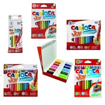 ROTULADORES FIBRA CARIOCA JOY
