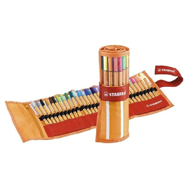 ESTUCHE ROTULADORES STABILO 30 COLORES POINT 88 TRAZO 0,4MM