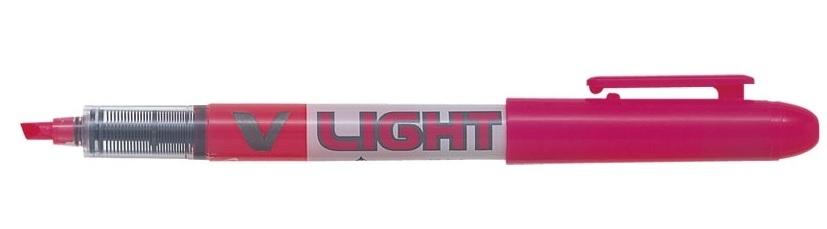 MARCADOR FLUORESCENTE PILOT V LIQUID LIGHT TRAZO 0.2MM ROSA