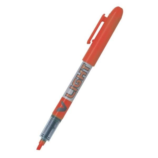MARCADOR FLUORESCENTE PILOT V LIQUID LIGHT TRAZO 0.2MM NARANJA