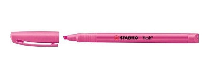 MARCADOR FLUORESCENTE STABILO FLASH ROSA