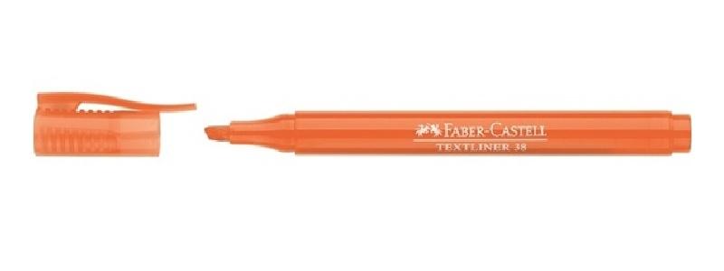 MARCADOR FLUORESCENTE FABER CASTELL TEXTLINER 38 NARANJA