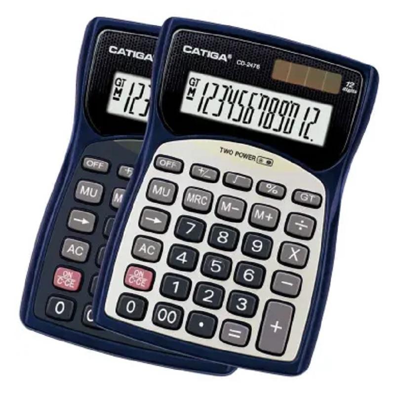 CALCULADORA 12 DIGITOS SOBREMESA CATIGA CD2476 RF.312878