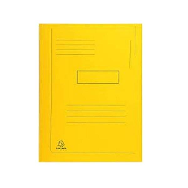 SUBCARPETA 2 SOLAPAS DINA4 EXACOMPTA FOREVER 290GR AMARILLO CLARO ( 50 )