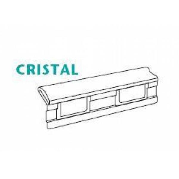 BOLSA 25 VISORES CORTO CRISTAL 8,5x1,5 TRANSPARENTE