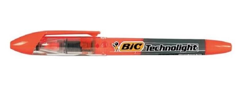 MARCADOR FLUORESCENTE BIC TECHNOLIGHT TRAZO 1.5-3.5MM NARANJA