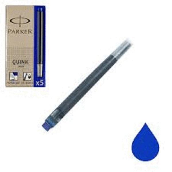 RECAMBIO CARTUCHOS PLUMA PARKER CARTUCHOS PLUMA AZUL 5UDS