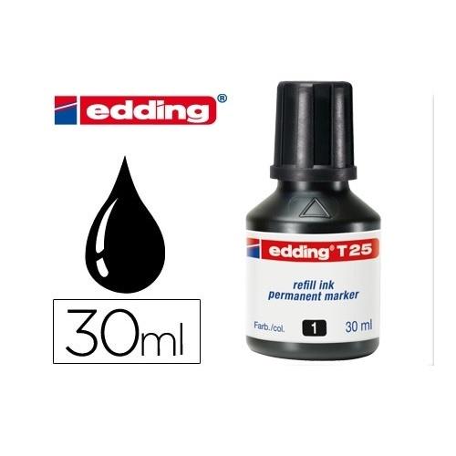 TINTA EDDING FRASCO EDDING T-25 30ML NEGRO
