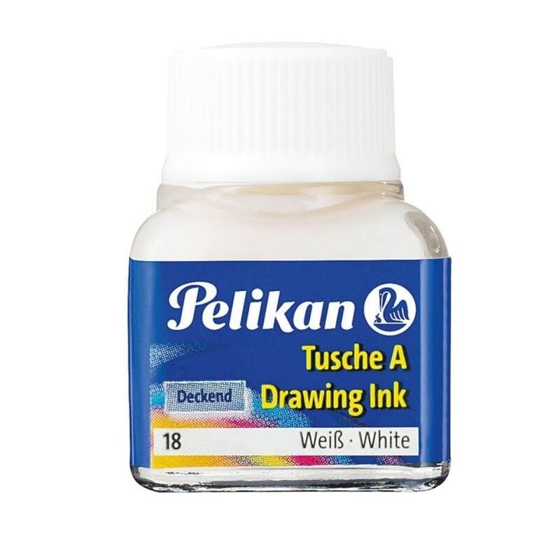 TINTA CHINA PELIKAN 523 N18 BLANCO 10ML
