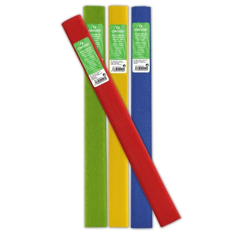 PAPEL CREPE (PINOCHO) CANSON 40GR 0,5X2,5M VERDE PASTEL C400110409