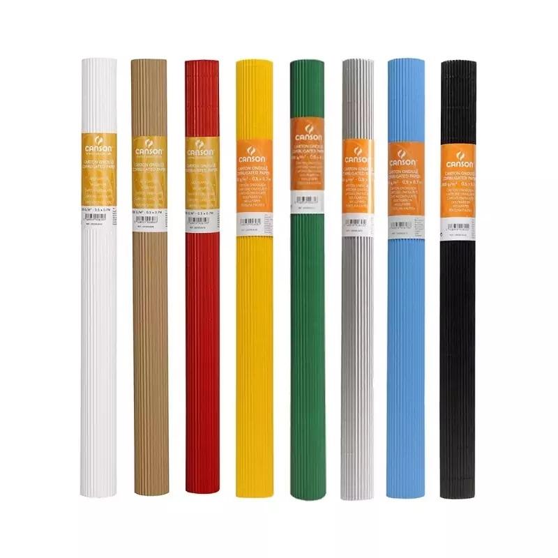 CARTON ONDULADO ROLLO 50X70CM 300GR CANSON NARANJA