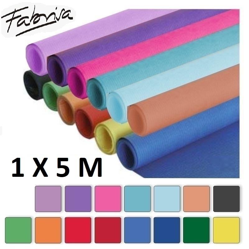 PAPEL DE EMBALAR KRAFT ROLLO FABRISA 1X5 NEGRO