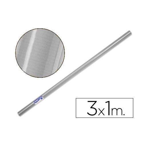 PAPEL REGALO EN ROLLO KRAFT  PLATA  MATE 1X3M SADIPAL ( EXP. 25 )