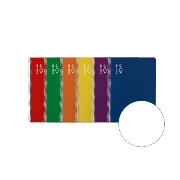 CUADERNO ESP DINA5 LISO TDD 50H 70GR ESCOLOFI NARANJA