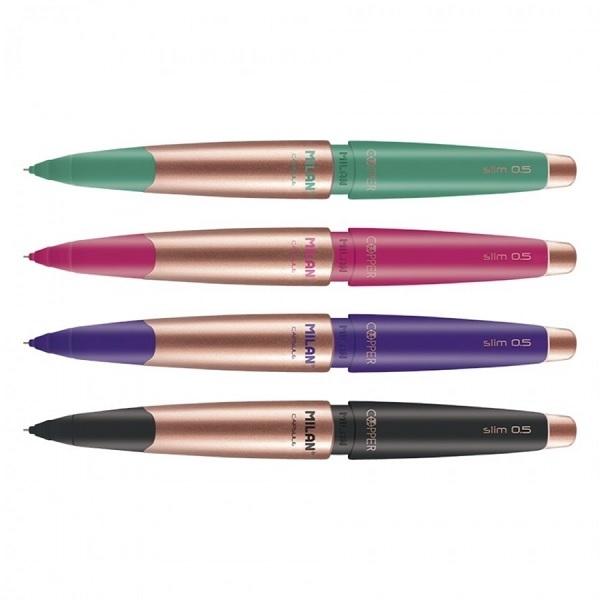 PORTAMINAS 0,5MM MILAN CAPSULE COPPER