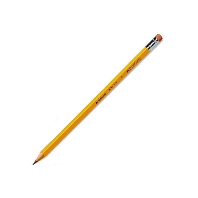 LAPIZ SCRIVA 2HB CON GOMA GRAFITO AMARILLO