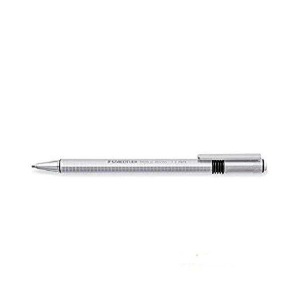 PORTAMINAS 1,3MM STAEDTLER TRIPLUS MICRO CUERPO PLATA