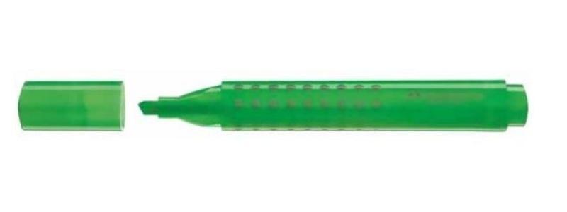 MARCADOR FLUORESCENTE FABER CASTELL TEXTLINER GRIP VERDE
