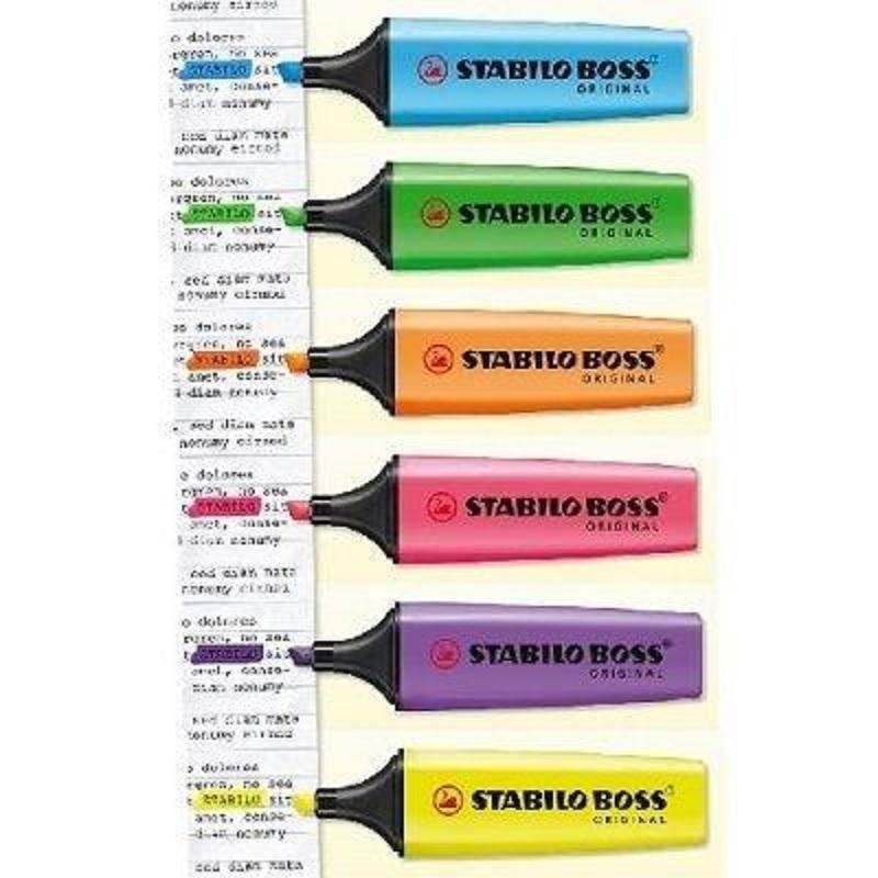 MARCADOR FLUORESCENTE STABILO BOSS ORIGINAL