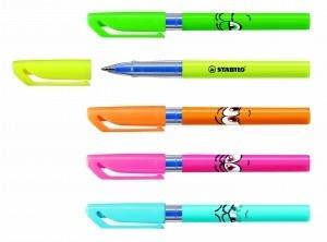 MARCADOR FLUORESCENTE STABILO BOSS MINI HEROES + BOLIGRAFO MINI HEROES