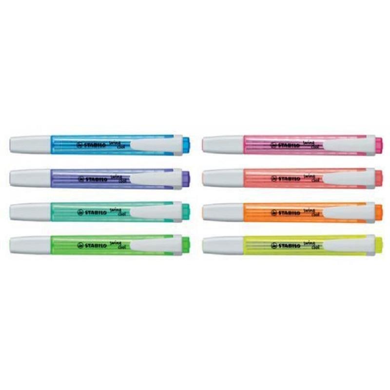 MARCADOR FLUORESCENTE STABILO SWING COOL TURQUESA