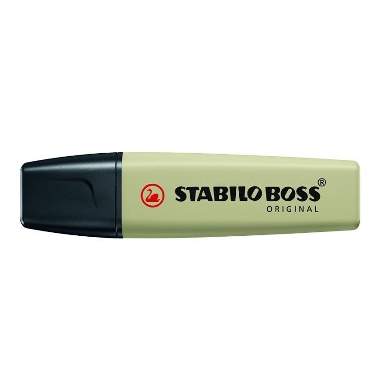 MARCADOR FLUORESCENTE STABILO BOSS NATURE COLORS VERDE BARRO