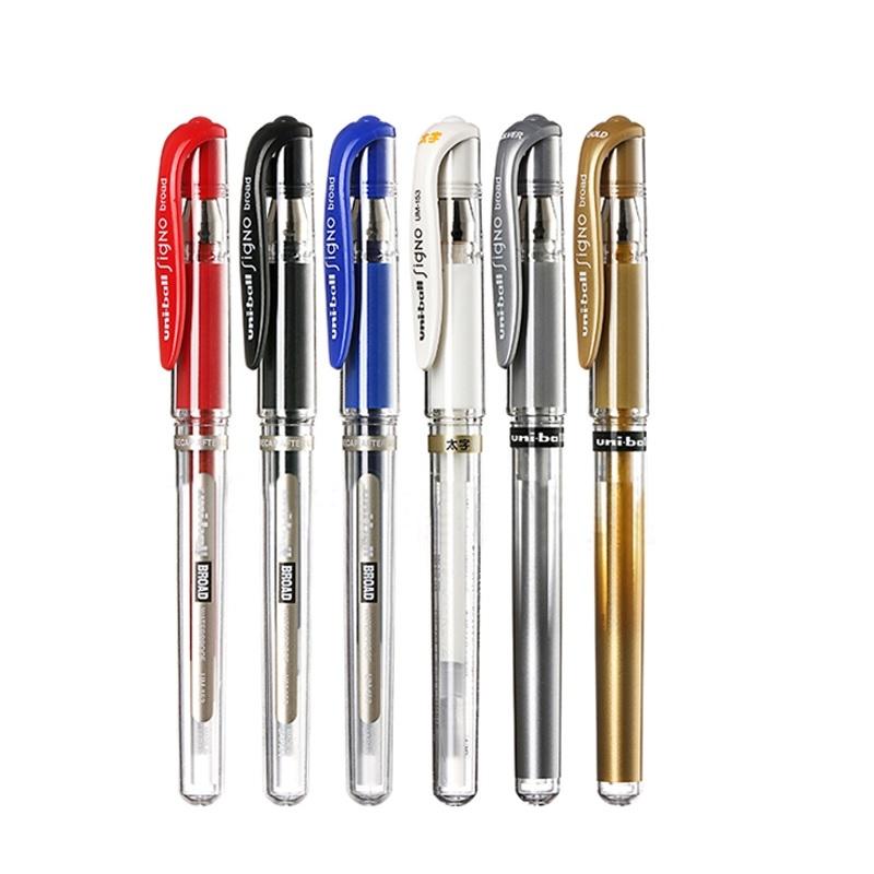 BOLIGRAFO UNI-BALL SIGNO BROAD GEL UM-153 1,0MM BLANCO