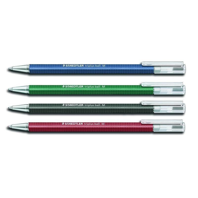 BOLIGRAFO TRIPLUS BALL PUNTA MEDIA STAEDTLER VERDE 431 M