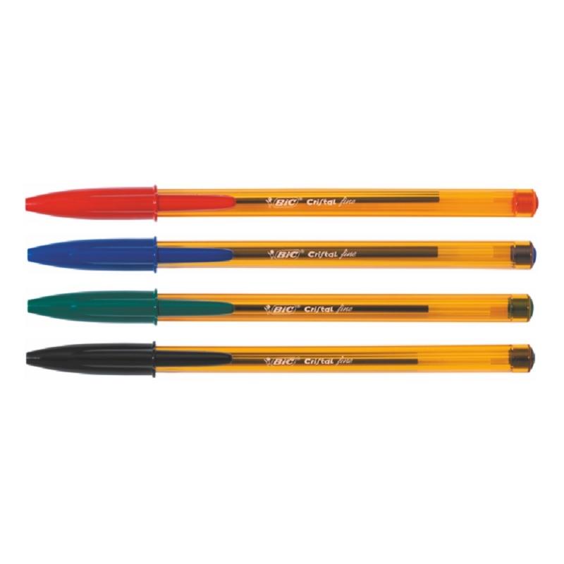 BOLIGRAFO BIC CRISTAL FINE ESCRITURA FINA VERDE