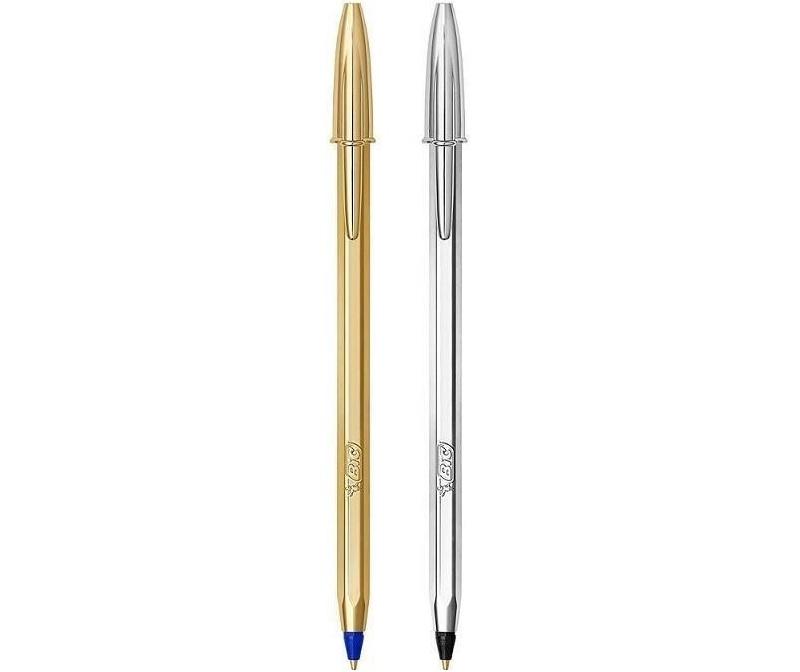 BOLIGRAFO BIC CRISTAL ORO ESCRITURA   AZUL