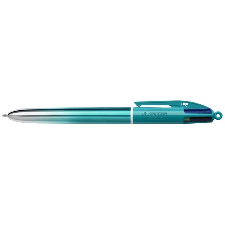 BOLIGRAFO BIC 4 COLORES SMOOTH GRADIENT TEAL