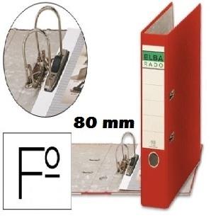 ARCHIVADOR PALANCA RADO CHIC FOLIO ANCHO ROJO