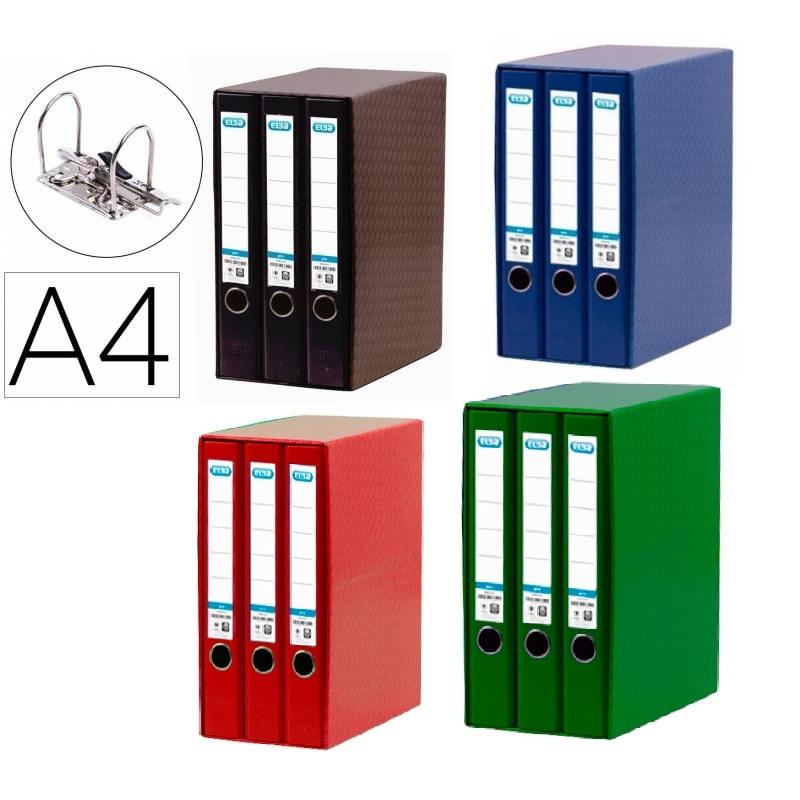 MODULOS ARCHIVADOR PALANCA x3 RADO TOP DINA4 ESTRECHOS AZUL