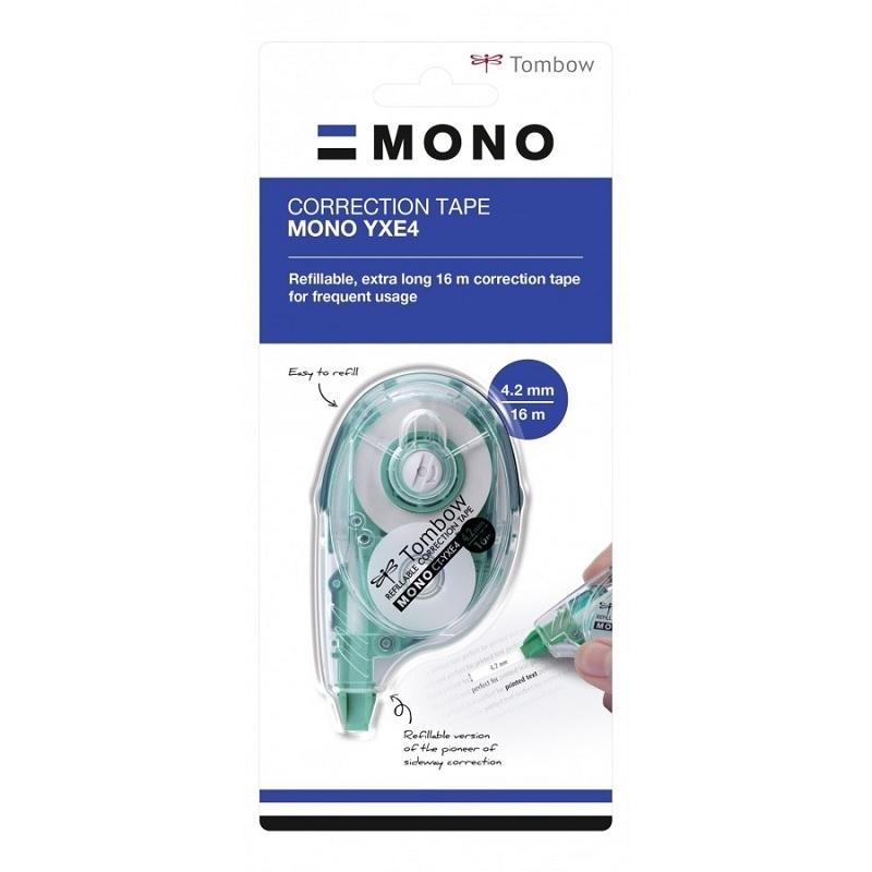 CINTA CORRECTORA RECARGABLE MONO YXE4 -4.2 MM. X 16 M. (BLISTER 1 U.)