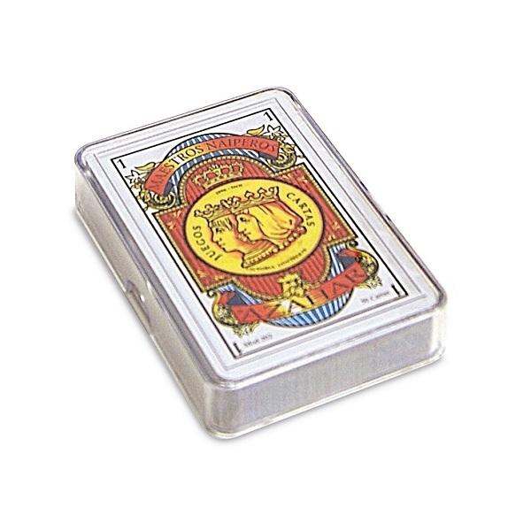 JUEGO DE CARTAS BARAJA ESPAÑOLA 50 CON CAJA DE PLASTICO CAYRO