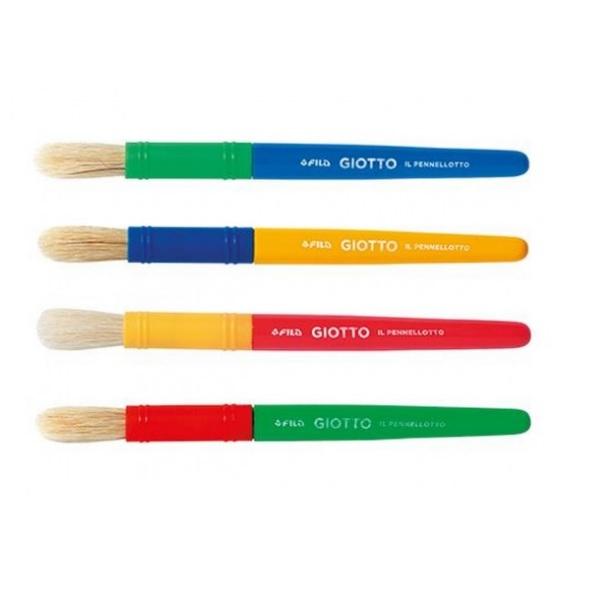 PINCELES ANTIGOTEO GIOTTO MAXI ESCOLAR PUNTA DE CERDA F536100 ( 20 )