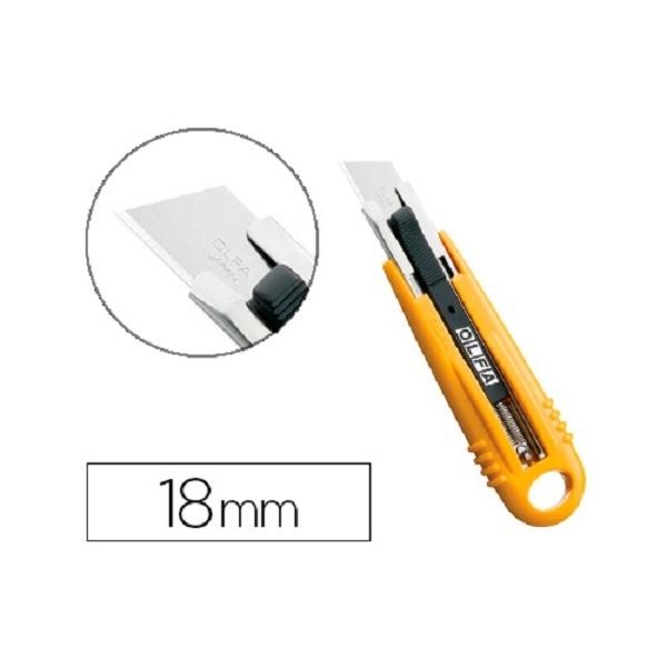 CUTTER 18MM RETRACTIL DE SEGURIDAD OLFA SK-4 ZURDOS/DIESTROS